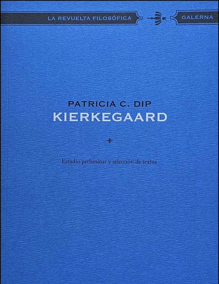 Tapa libro (7) Kierkegaard - Imagen 1