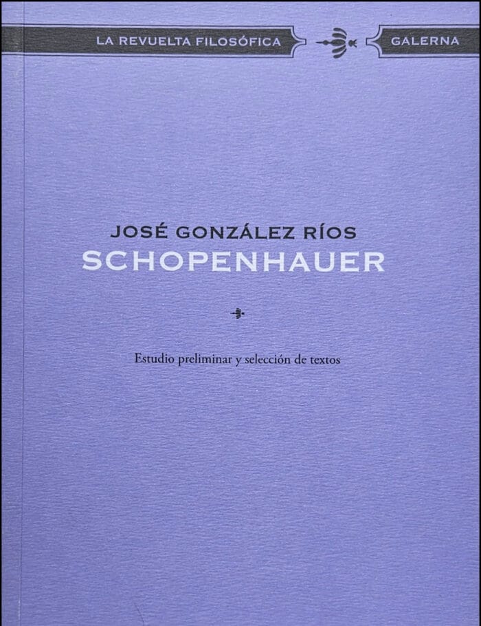 Tapa libro Schopenhauer - Imagen 1